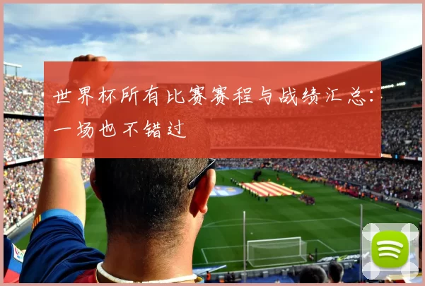 世界杯所有比赛赛程与战绩汇总：一场也不错过