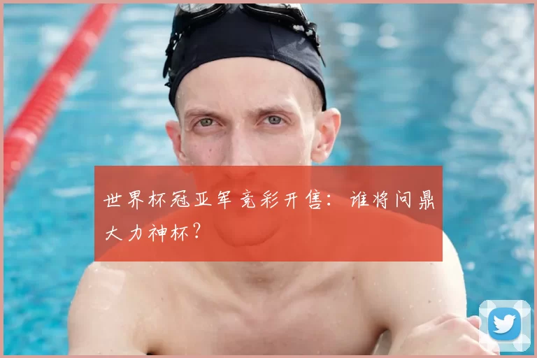 世界杯冠亚军竞彩开售:谁将问鼎大力神杯?