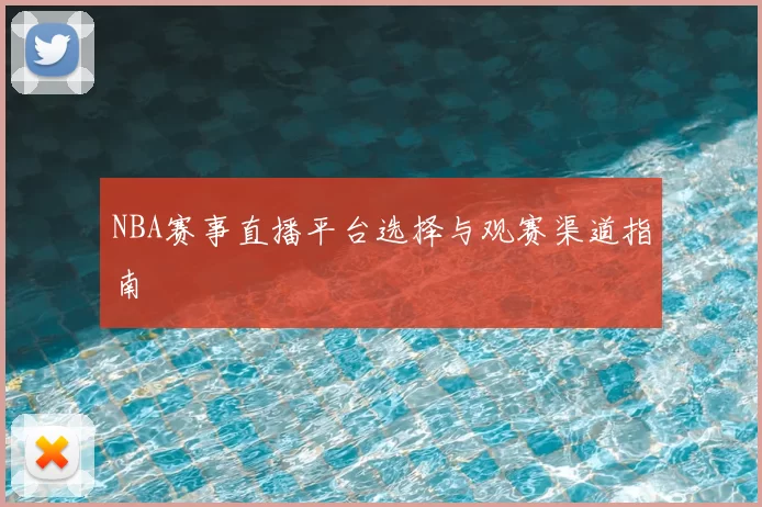 NBA赛事直播平台选择与观赛渠道指南